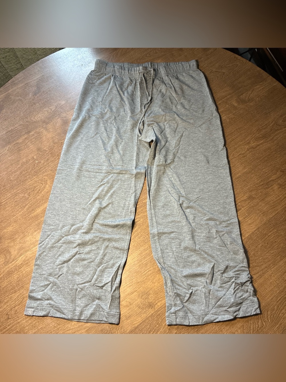 Barefoot Dreams Malibu Collection Pants Womens M Gray Glitter BDWMC1941